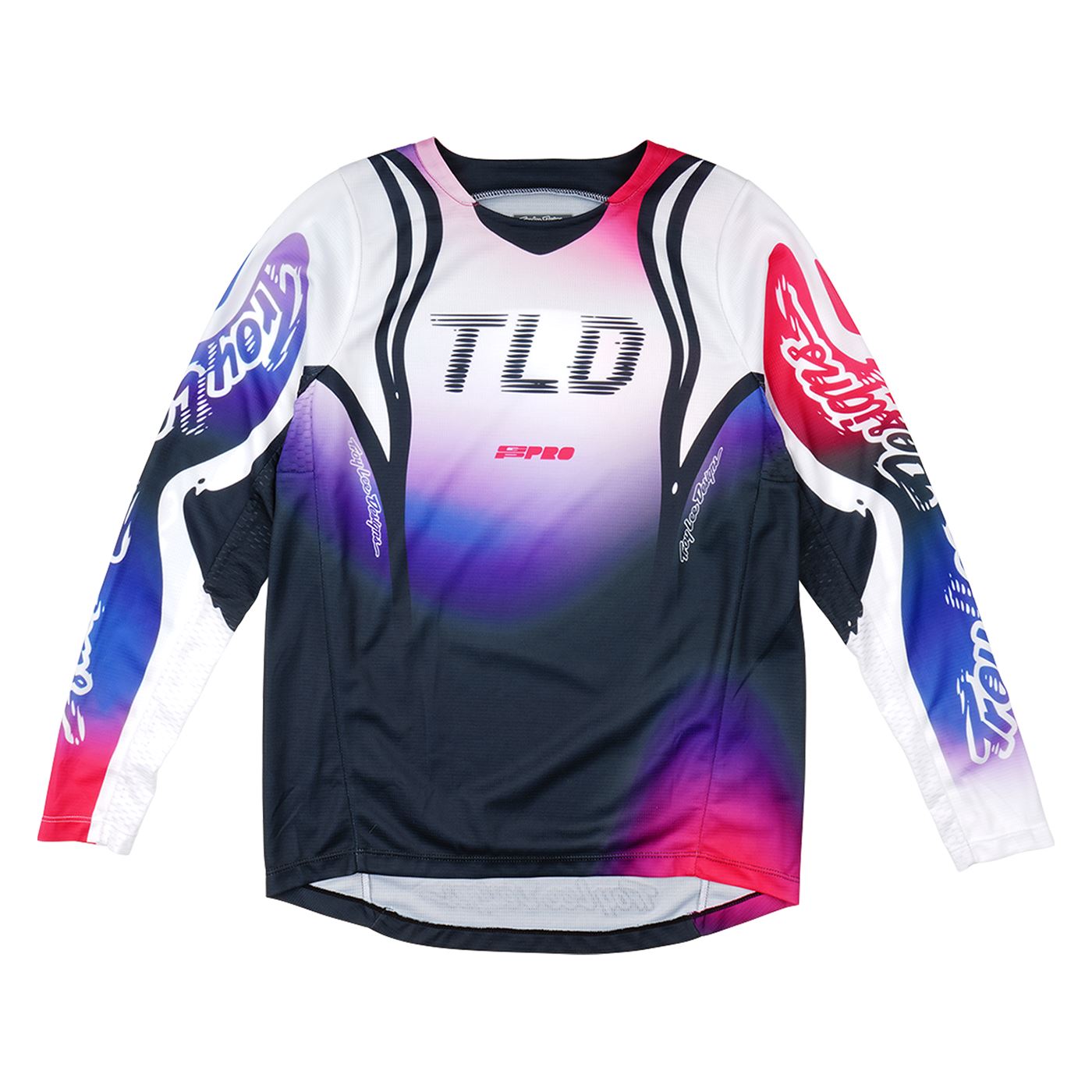 Troy Lee Designs Spring 2025 MX Jersey GP PRO Youth Drip Jersey Black Purple